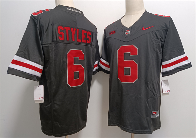 Men's Ohio State Buckeyes #6 Sonny Styles Black 2023 F.U.S.E. Limited Stitched Jersey